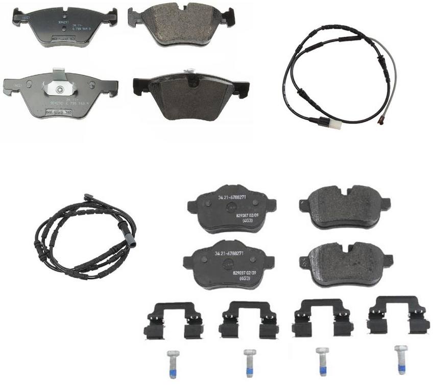 BMW Disc Brakes Kit - Pads Front and Rear